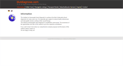 Desktop Screenshot of blutdiagnose.com